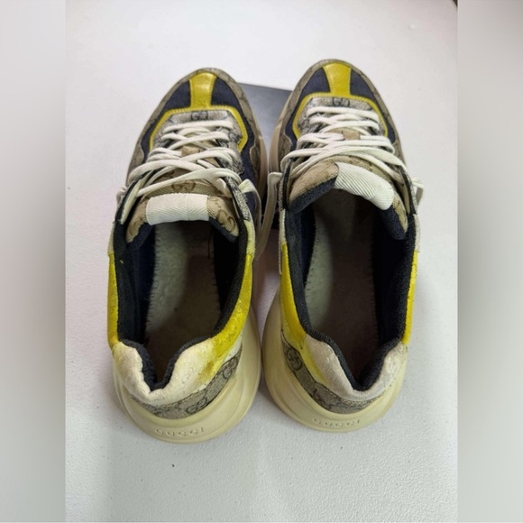 Gucci Rhyton chunky sole sneakers Sz 10 no insoles - Picture 7 of 16